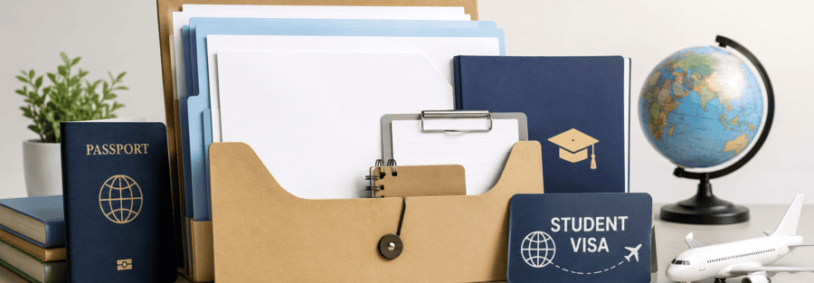 Documents Required for Student Visa for students planning to study abroad with guidance from Study Abroad Consulting in Chennai.